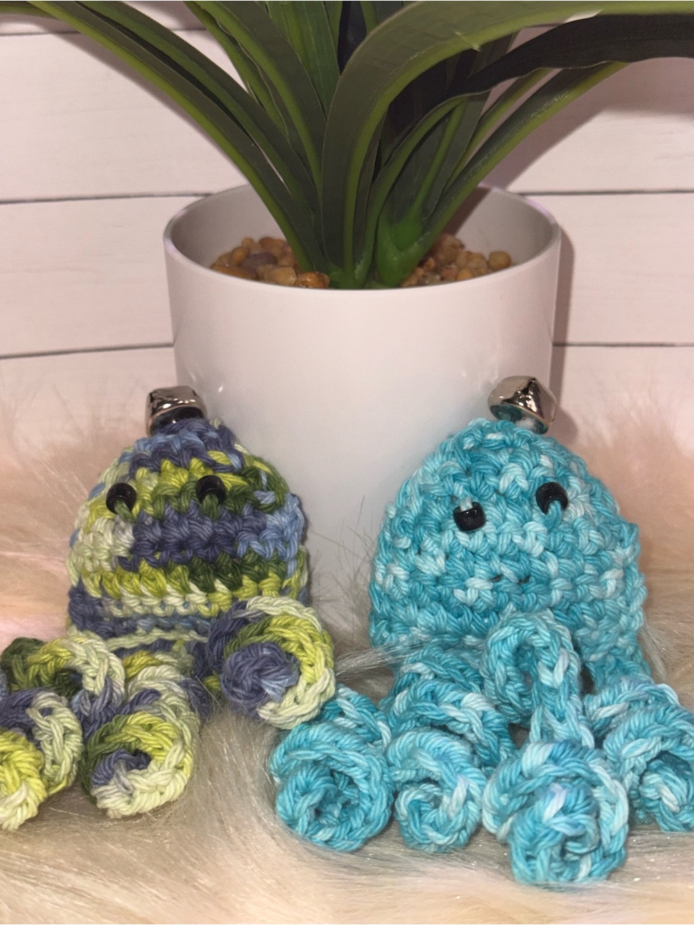 Handmade Crochet Octopus Catnip Cat Toys